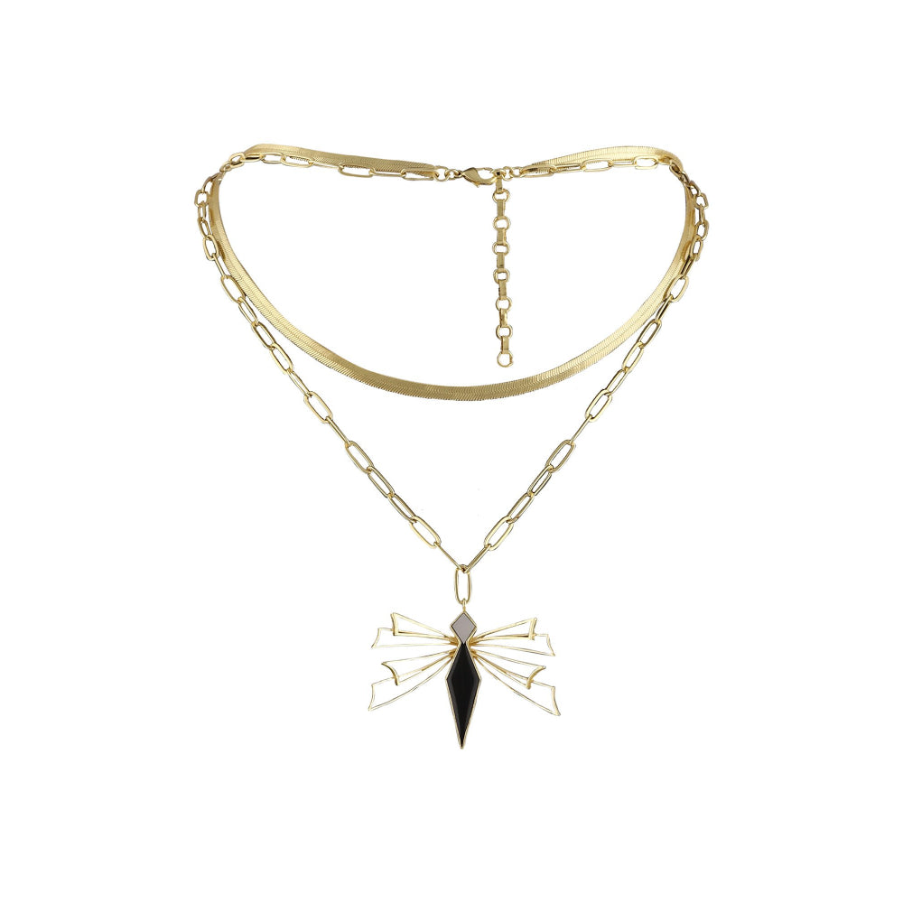 VARNIKA ARORA Elene Statement Necklace - Black