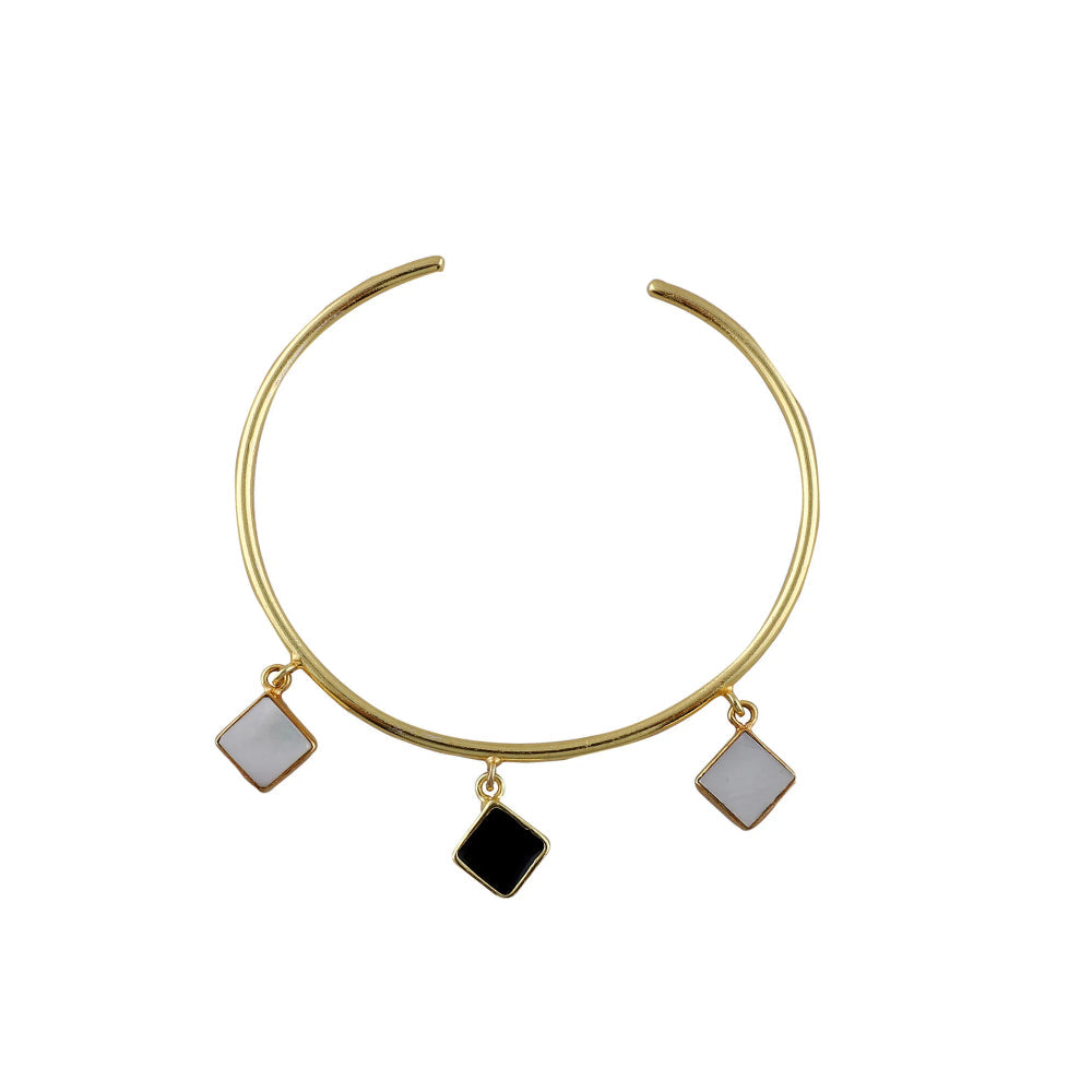 VARNIKA ARORA Austere Statement Bracelet - Black