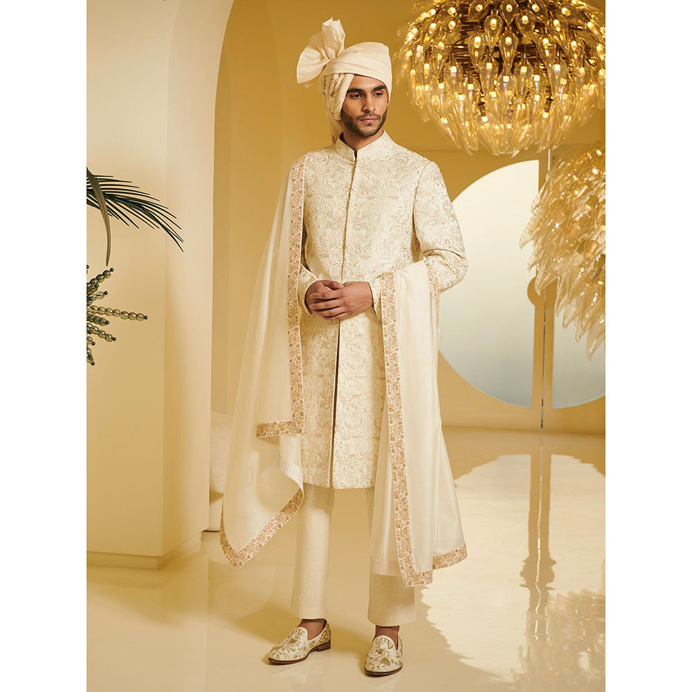 VARUN BAHL Off-White Sherwani – Nykaa Fashion