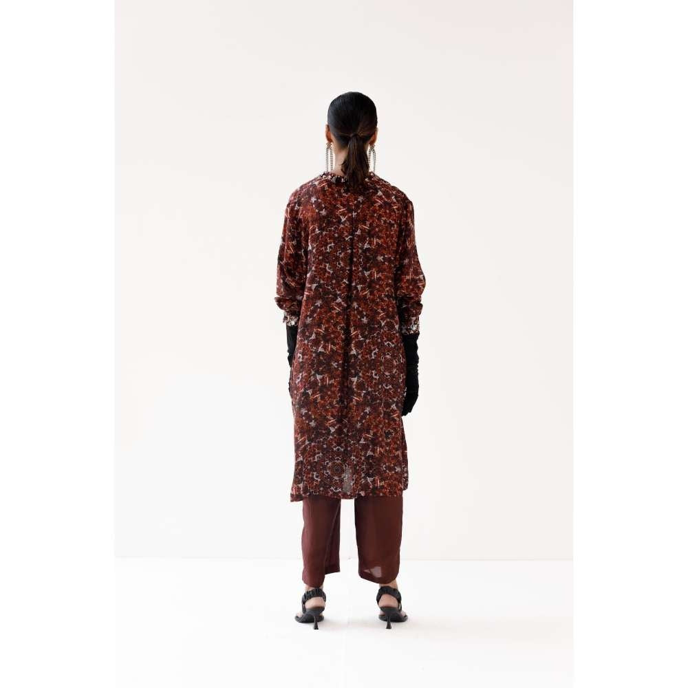 YAVI Zoe Kurta - Rust