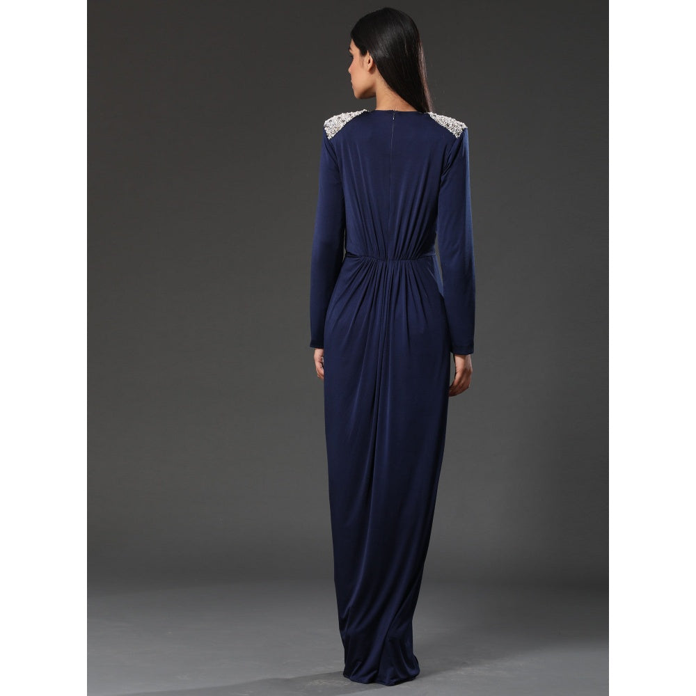 Zeefaa Moon Drape Dress