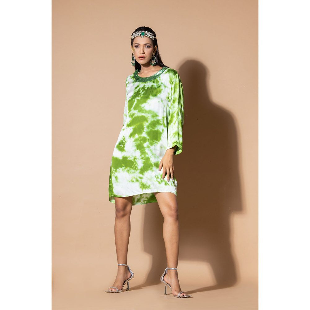 Zeefaa Northern Lights Tie and Dye Dress