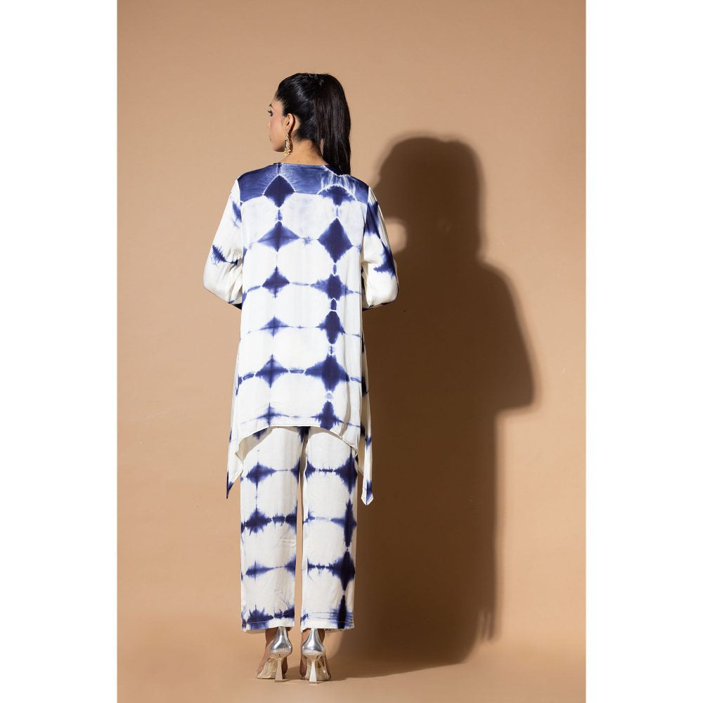 Zeefaa Azure Blue Hour Co-Ord (Set of 2)