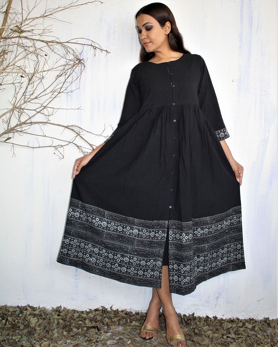 Black Overlay Dress