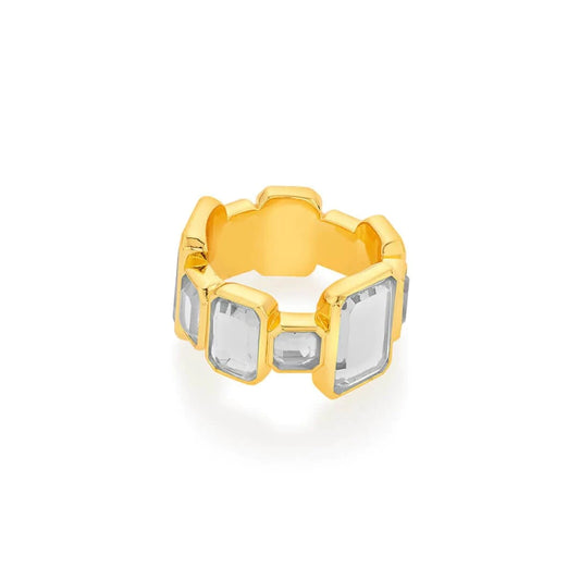Jugni Mirror Band Ring