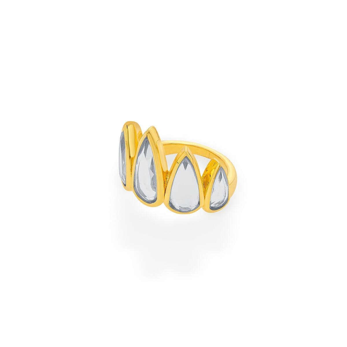 Jugni Mirror Princess Ring - Isharya | Modern Indian Jewelry