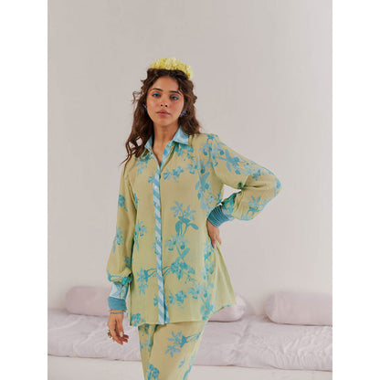172 Threads Sea Green Bloom Co-Ord (Set of 2)