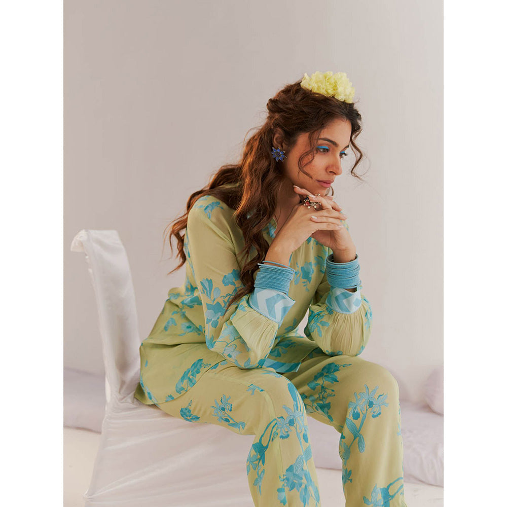 172 Threads Sea Green Bloom Co-Ord (Set of 2)