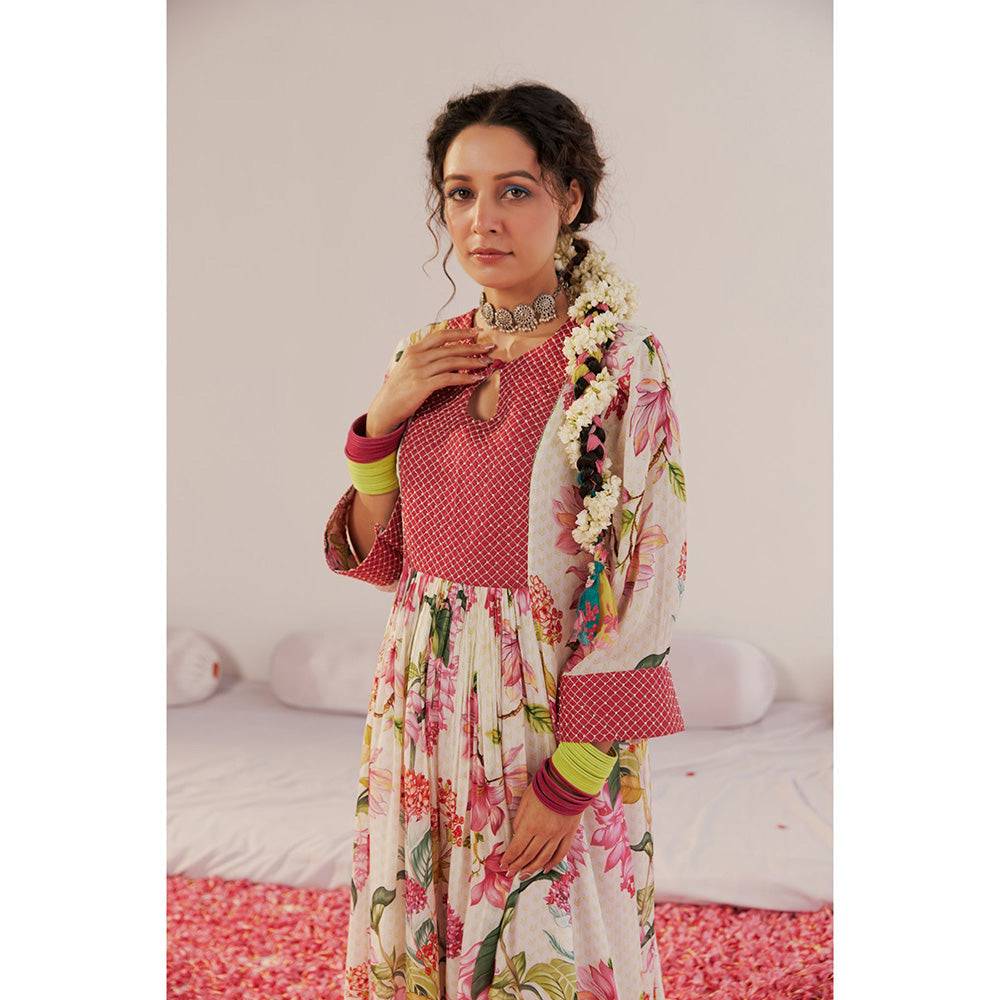 172 Threads Pristine White Kurta Pant & Dupatta (Set of 3)