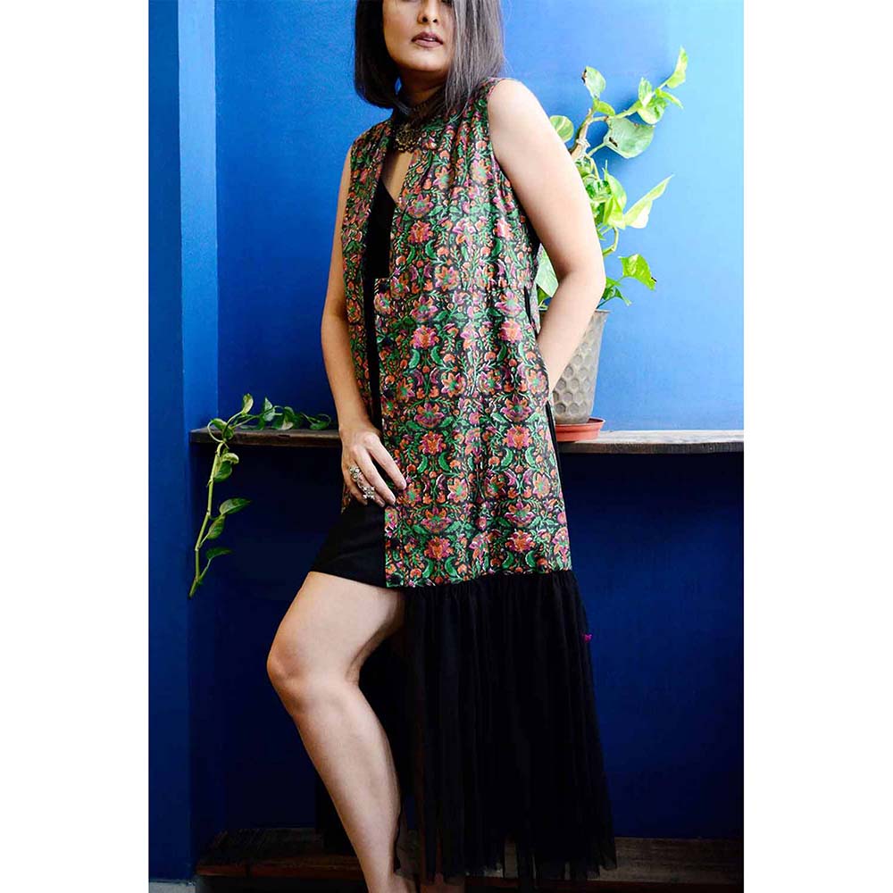 Aapro Label Black Tulle Jacket