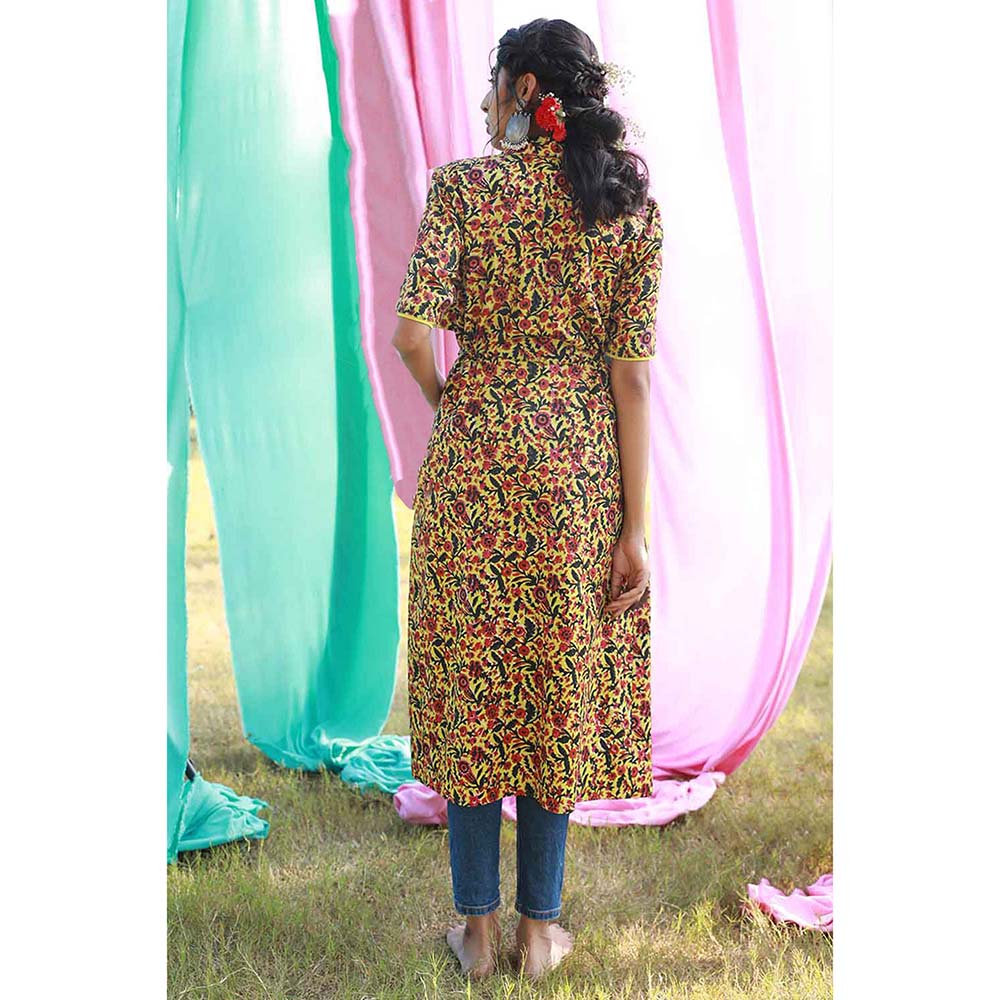 Aapro Label Trench Jacket - Yellow