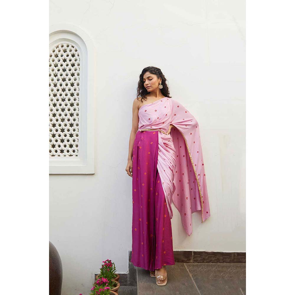 Aapro Label Lotus Concept Saree