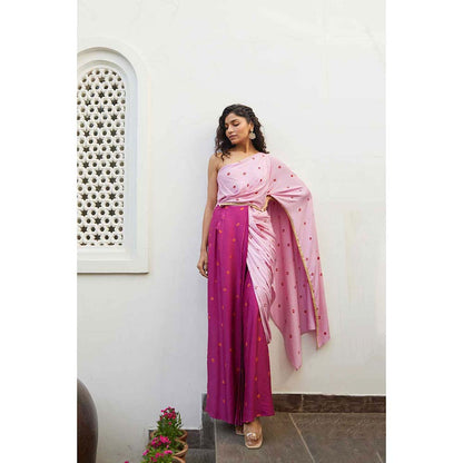 Aapro Label Lotus Concept Saree