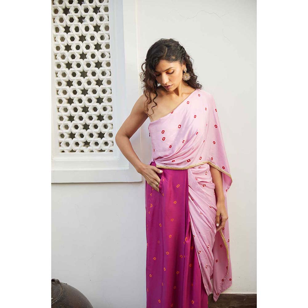 Aapro Label Lotus Concept Saree