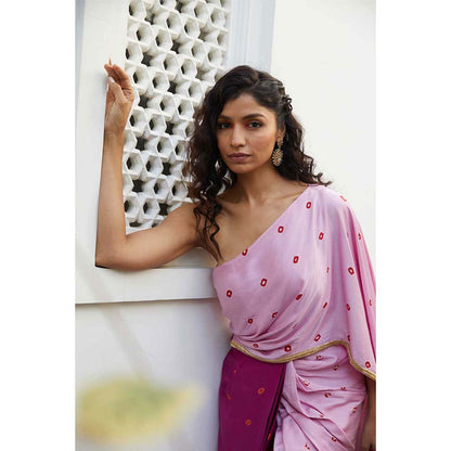 Aapro Label Lotus Concept Saree
