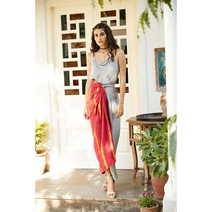 Aapro Label Tulip Wrap Dress