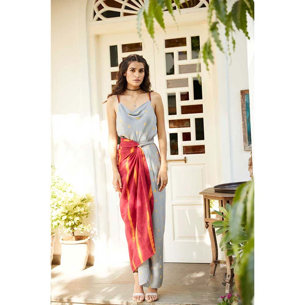 Aapro Label Tulip Wrap Dress