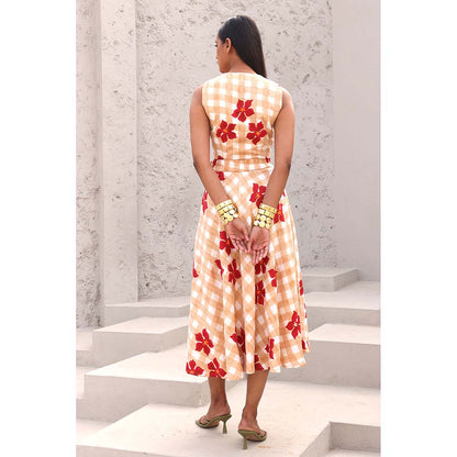 Aapro Label Beige Kiyoko Co-Ord (Set of 2)