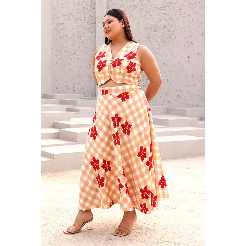 Aapro Label Beige Kiyoko Co-Ord (Set of 2)