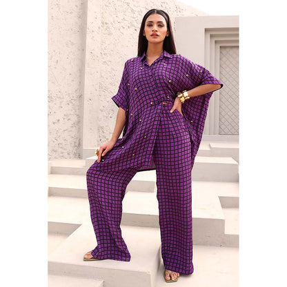 Aapro Label Purple Elliot Co-Ord (Set of 2)
