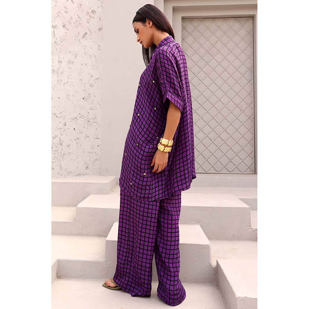 Aapro Label Purple Elliot Co-Ord (Set of 2)