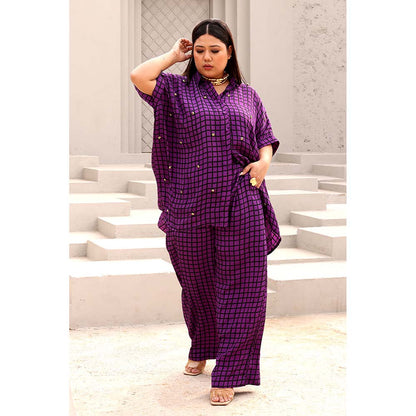 Aapro Label Purple Elliot Co-Ord (Set of 2)