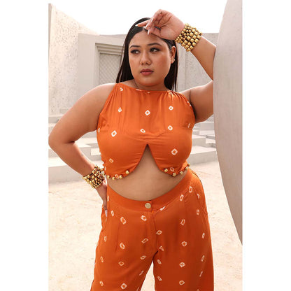 Aapro Label Orange Paula Co-Ord (Set of 2)
