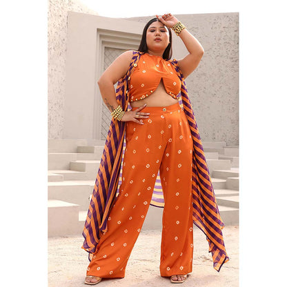 Aapro Label Orange Veda Co-Ord (Set of 3)