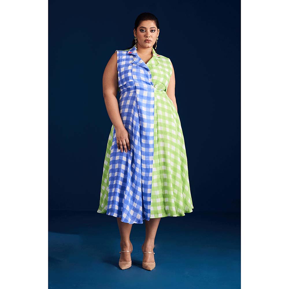 Aapro Label Raya Trench Dress - Multi-Color