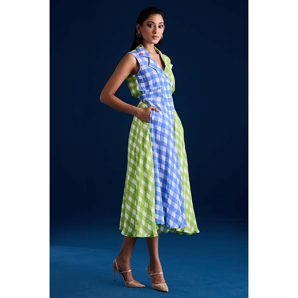 Aapro Label Raya Trench Dress - Multi-Color