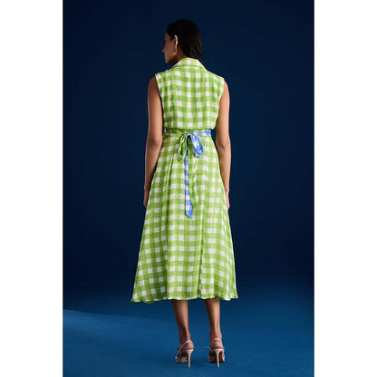 Aapro Label Raya Trench Dress - Multi-Color