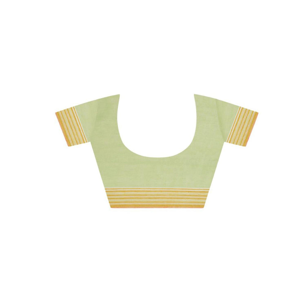 Aditri Handloom Jamdani On Resham Silk Saree with Running Blouse