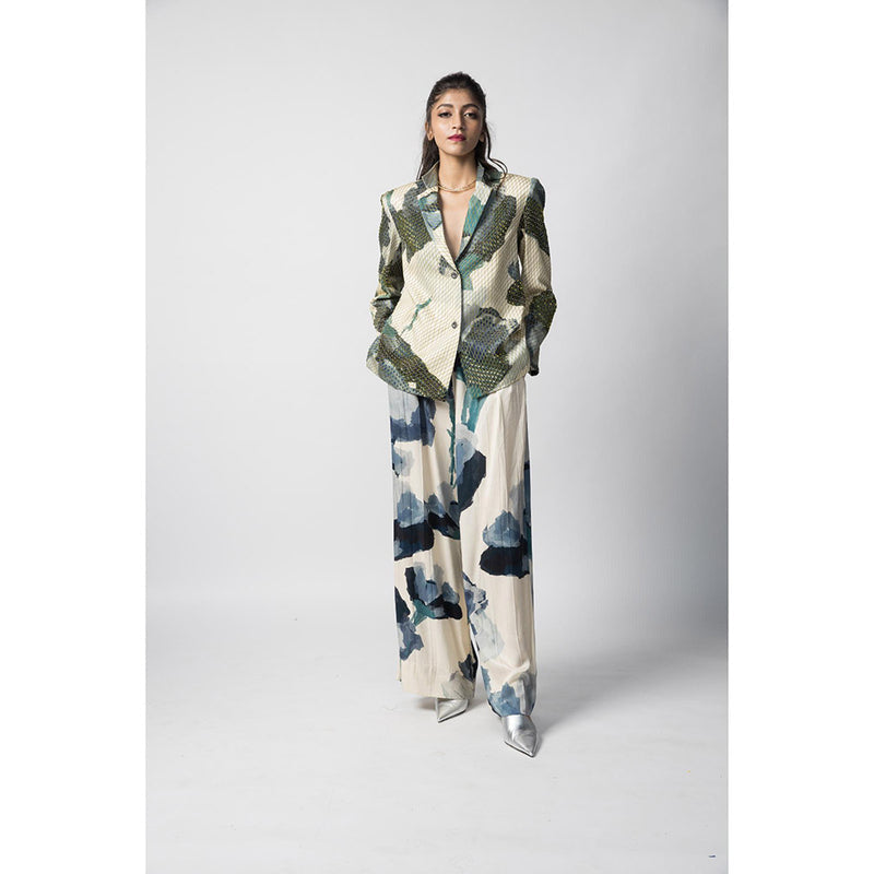 Advait Marble Printed Trouser