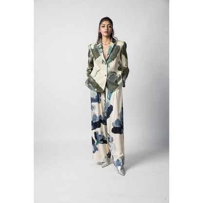 Advait Marble Printed Trouser