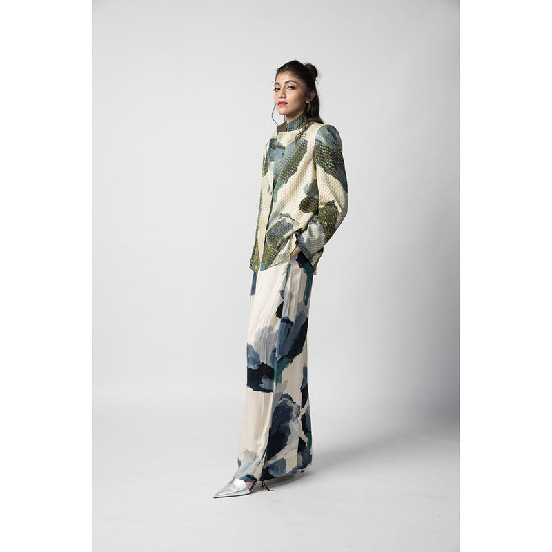 Advait Marble Printed Trouser