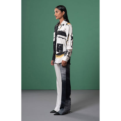 Advait Multi-Color Printed Onyx Shirt