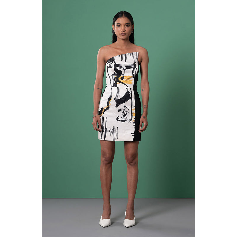 Advait White Beru Mini Dress