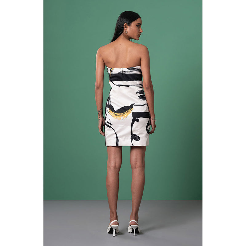 Advait White Beru Mini Dress