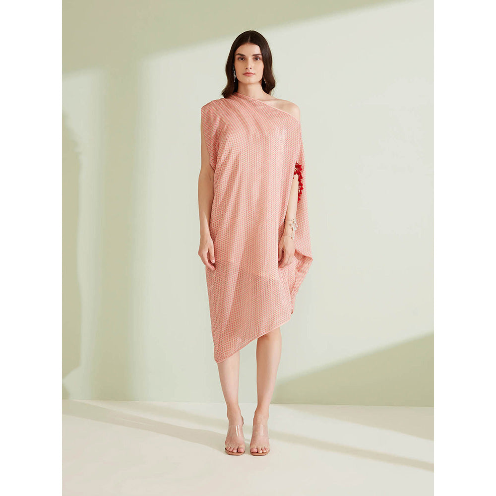 1999AD Alette Multi-Color Asymmetrical Dress