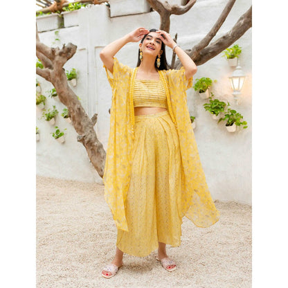 1999AD Eliza Yellow Bustier & Palazzo with Jacket (Set of 3)