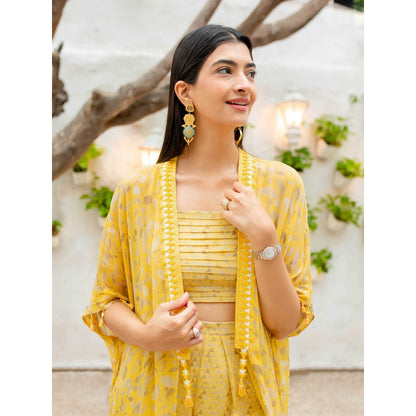 1999AD Eliza Yellow Bustier & Palazzo with Jacket (Set of 3)