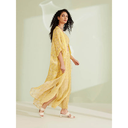 1999AD Eliza Yellow Bustier & Palazzo with Jacket (Set of 3)