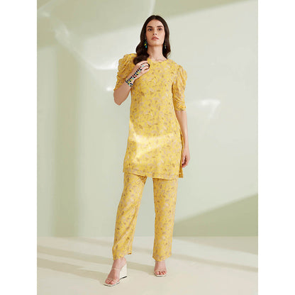 1999AD Kalina Yellow Kurta & Pant Co-Ord (Set of 2)