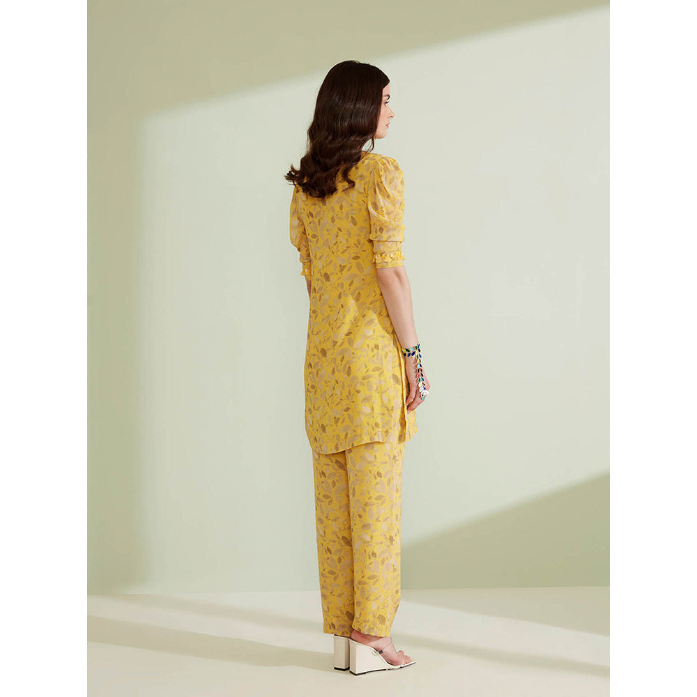 1999AD Kalina Yellow Kurta & Pant Co-Ord (Set of 2)
