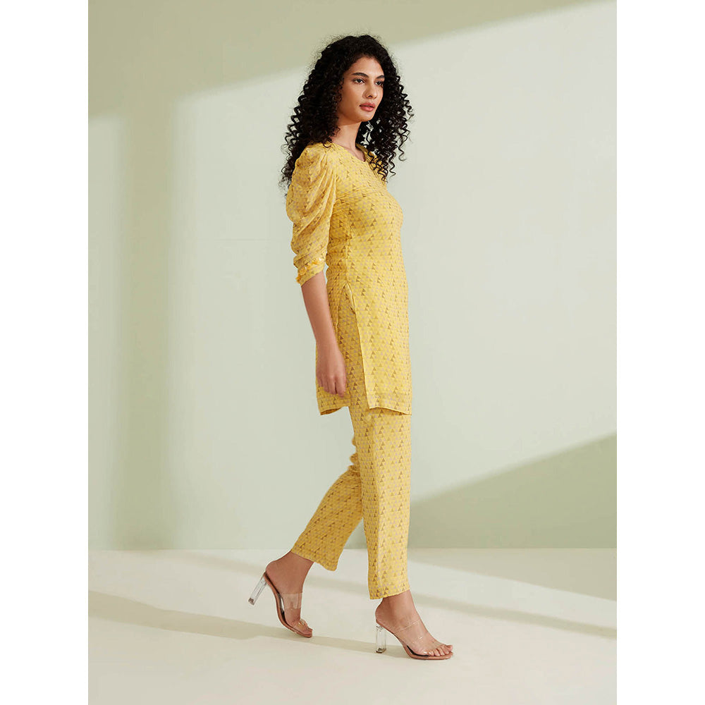 1999AD Kalina Yellow Kurta & Pant Co-Ord (Set of 2)