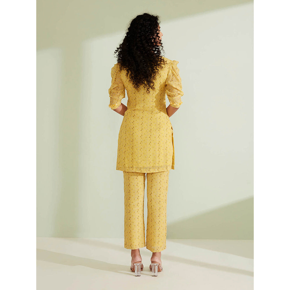 1999AD Kalina Yellow Kurta & Pant Co-Ord (Set of 2)