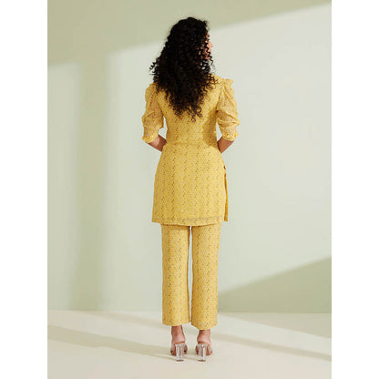 1999AD Kalina Yellow Kurta & Pant Co-Ord (Set of 2)