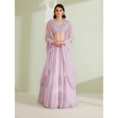 1999AD Willow Lavender Lehenga & Blouse with Dupatta (Set of 3)