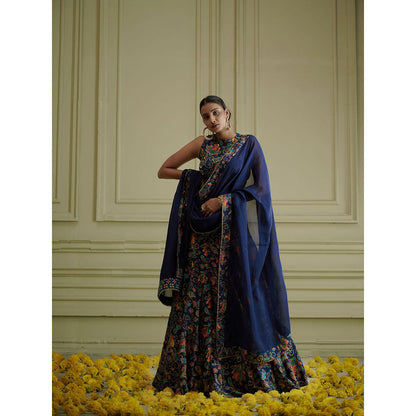 AFFROZ Maaya Blouse Lehenga with Dupatta (Set of 3)