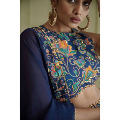 AFFROZ Maaya Blouse Lehenga with Dupatta (Set of 3)